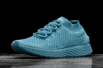 Light / Blue Nobull Bright Knit Runner Women's Running Shoes | CA D1701F